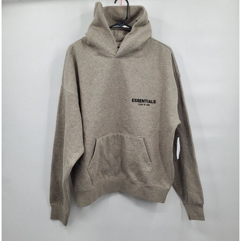 Fear of God ESSENTIALS Fleece Hoodie Sweater Top Men Size Small NWT Oversize